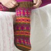 Knitted Adirondacks Slipper Socks