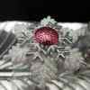 Glittered Snowflake Ring