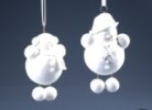 Clay Snowman Ornament