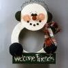 snowman wreath