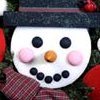 Decorative Snowman Wreath