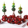 Green and Red Topiary Spires