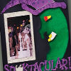Spooktacular Halloween Scrapbook Layout