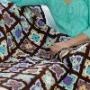 Delicate Stained Glass Crochet Throw