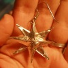 Origami Star Earrings