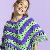 Simply Soft Striped Poncho