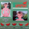 Summer Watermelon Scrapbook