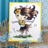 Sweet Summer Hula Dancer Card