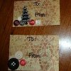 Button Christmas Tags