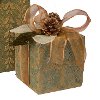 Textured Holiday Gift Box Decor