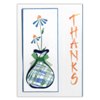 Thanks Vertical Stamped Card