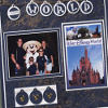 Theme Park Fun Scrapbook Layout