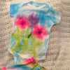 Tie Dye Baby Onesie and Skirt