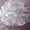 Lacy Eyelet Pom Poms