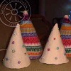 Recycled Sweater Mini Trees