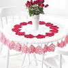 Crochet Valentine Tablecloth