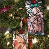 Victorian Mosaic Santa Ornament