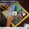 Angst Scrapbook Page Video