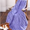 Lacy Violet Baby Blanket