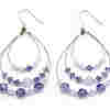 Vivacious Violet Earrings