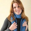 Wave Cable Scarf Reversible