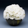 Elegant White Rose Centerpiece