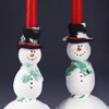 Winter Snowman Candleholder