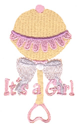 Baby Rattle Embroidery