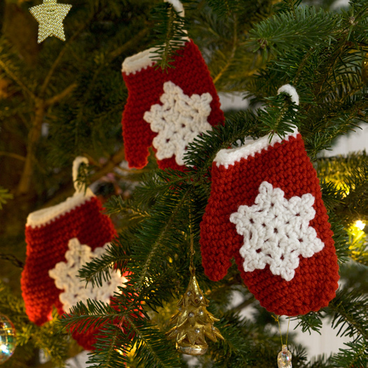 Crochet Mittern Ornaments