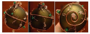 Elegant Emerald Ornaments