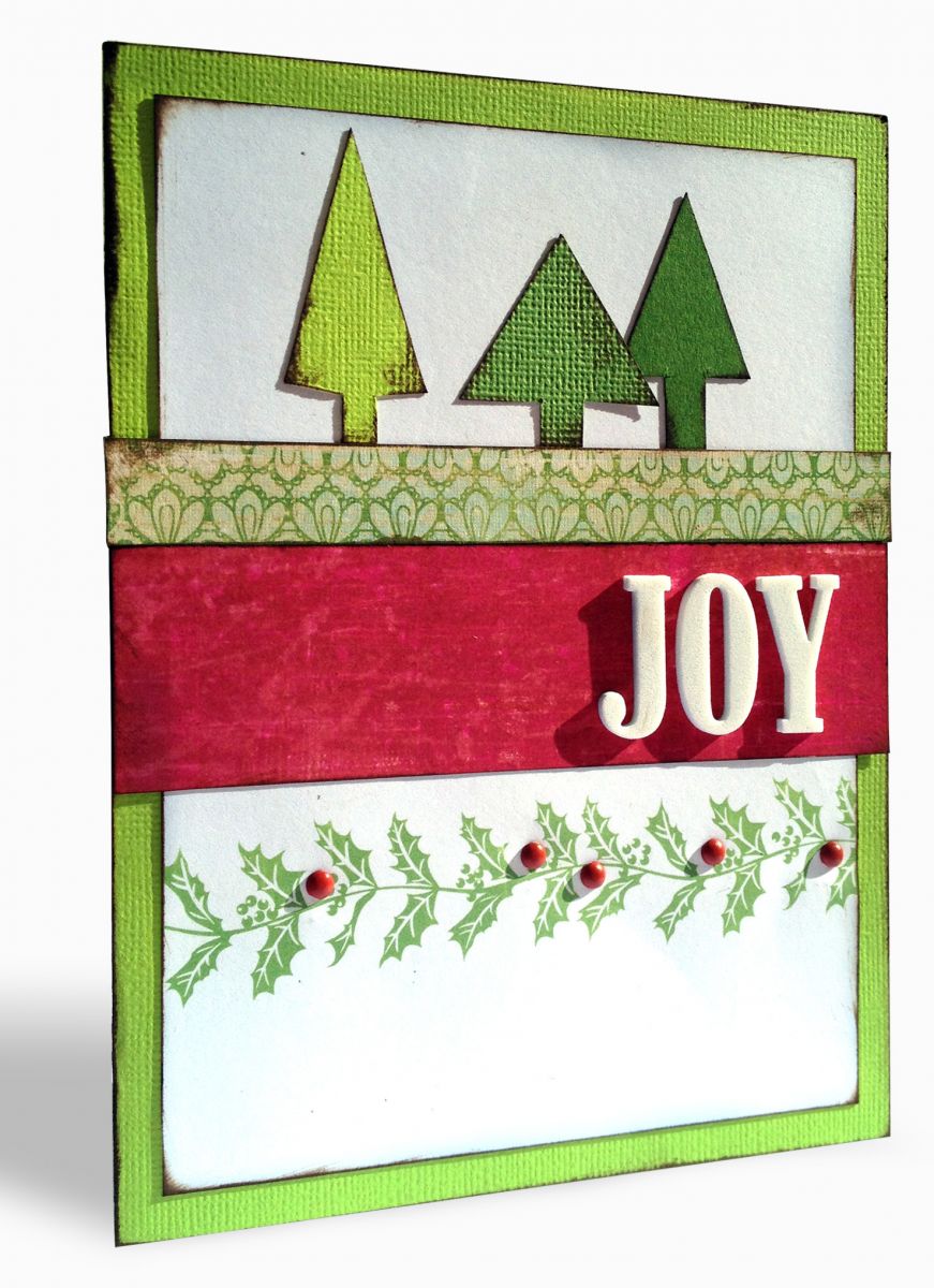 joy holiday card
