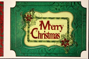 Old Fashioned Merry Christmas Card