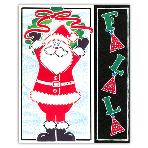 Santa Easy Stamp Card