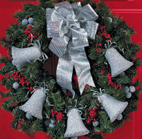 silver bells wreath