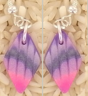 Purple Diamond Earrings