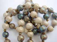 Glitter Clay Beads