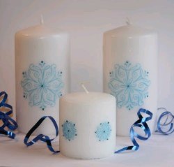 Stamped Candles