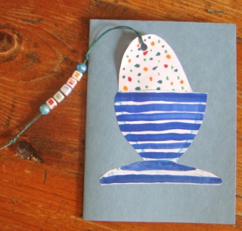 Bookmark Easter Egg Card