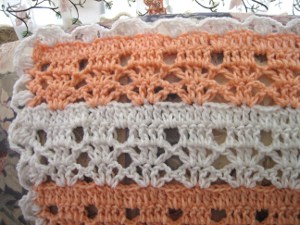 Bands of Lace Afghan