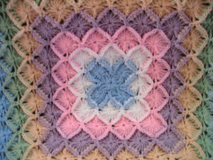 Bavarian Rainbow Afghan