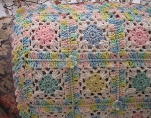 Bitty Blossom Baby Afghan