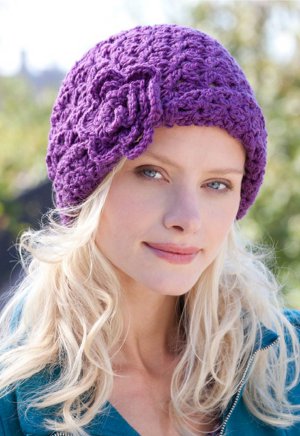 Blooming Purple Beanie