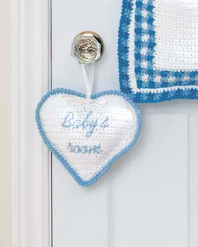Crochet Baby Room Sign