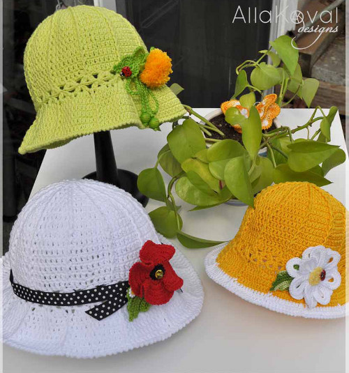 Crochet Garden Hat