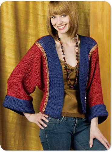 Crochet Kimono Jacket