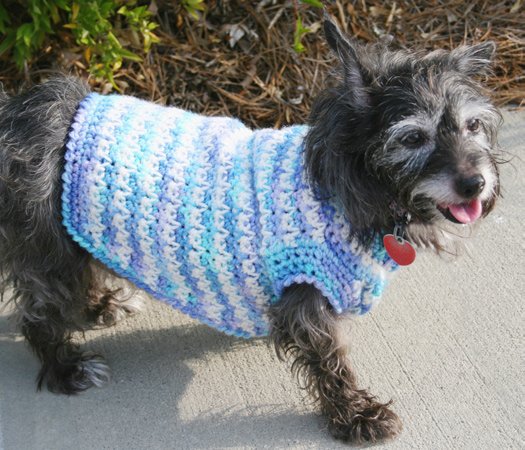 FREE PATTERNS KNIT CROCHET DOG SWEATERS – Easy Crochet Patterns