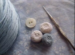 Lacy Crochet Button