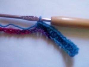 Loop Fringe Crochet Choker 3
