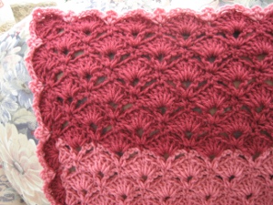 Rosy Red Throw