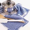 Simple Border Pot Holder and Dishcloth